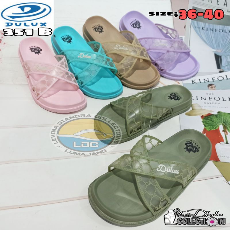 SANDAL SELOP KARET DULUX TALI SILANG 351 B (36-40)