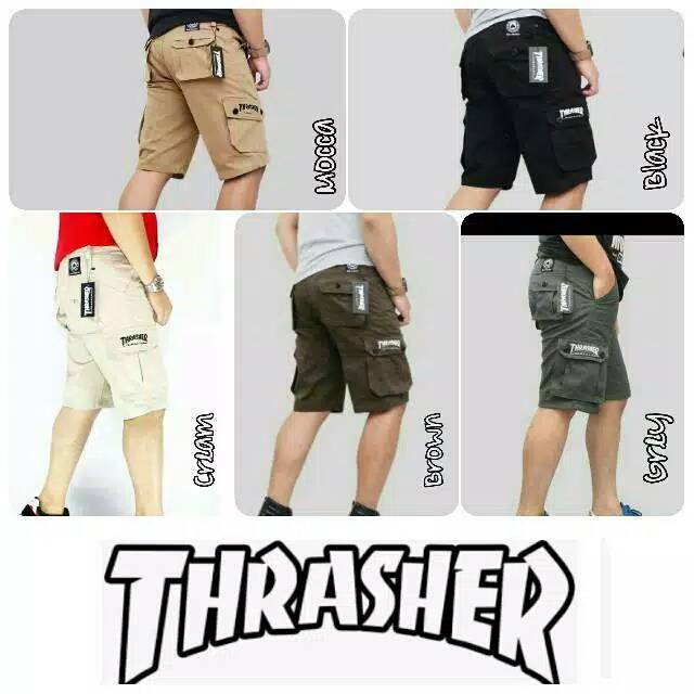  Celana cargo pendek thrasher  pants Shopee Indonesia