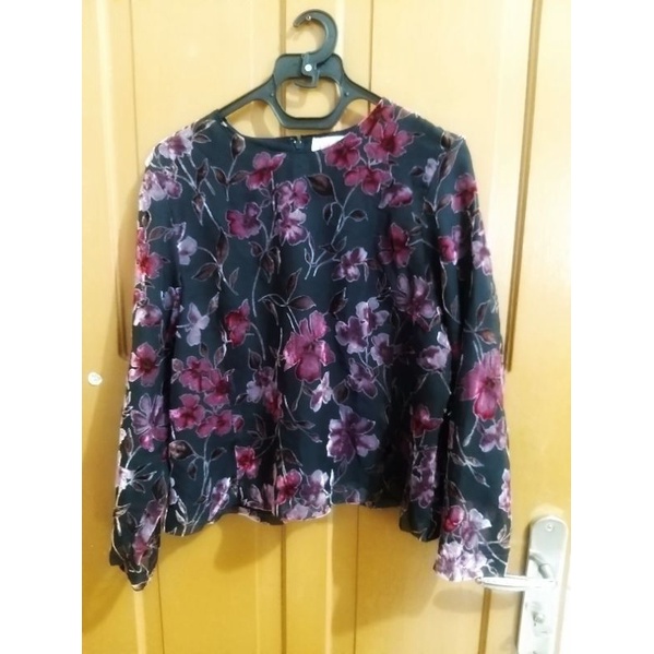 kemeja motif bunga PL
