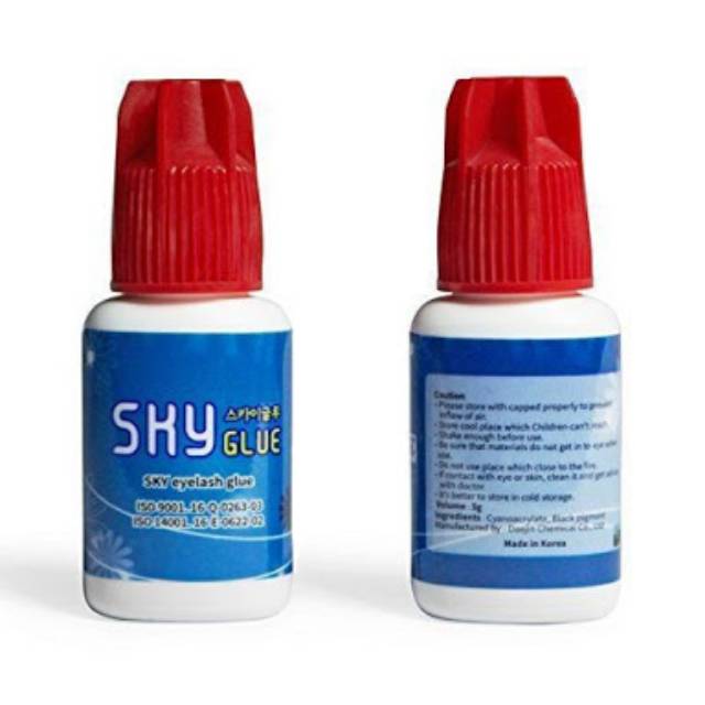 Sky Glue S+ / sky glue tutup merah lem eyelash extension 5 ml &amp; 10ml