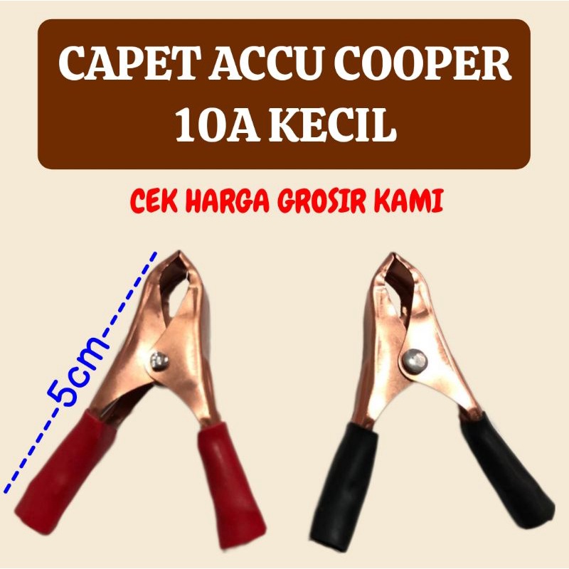 JEPIT AKI CAPET ACCU COOPER 10A KECIL