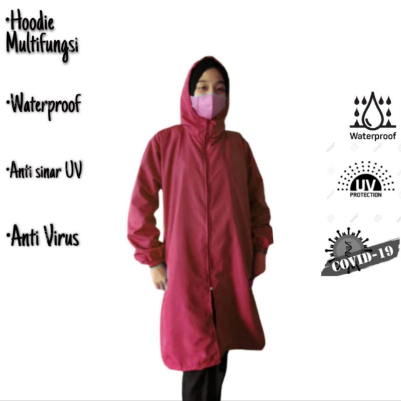 jaket apd waterproof/anti corona