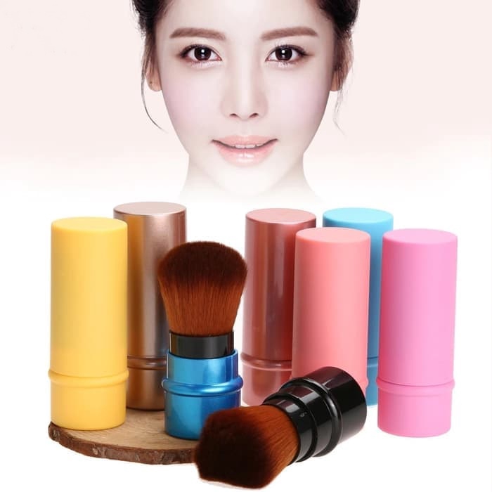 Portable Make Up Tool Mini Travel Portable Blush Brush Powder Foundation Tarik Brushes