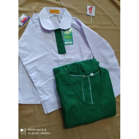 ZMK.26Au22ᴮ ◦ Seragam Tk seragam MI seragam Muslimat seragam sekolah seragam panjang warna hijau