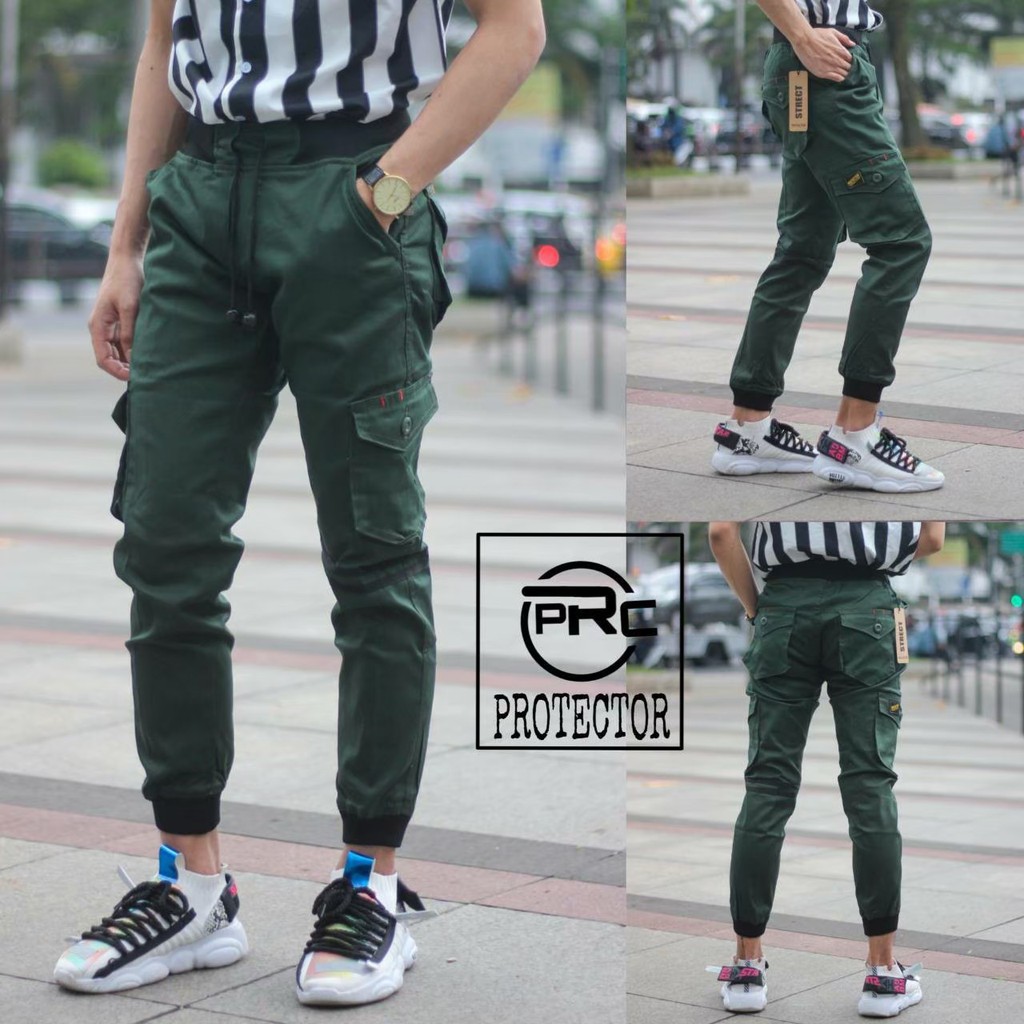 CELANA JOGGER LORENG PRIA/CELANA JOGGER CARGO TENTARA/CELANA JOGGER PRIA TERLARIS