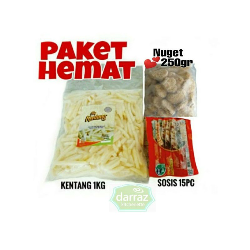 paket hemat / Paket sonice / nuget so nice / frozen food