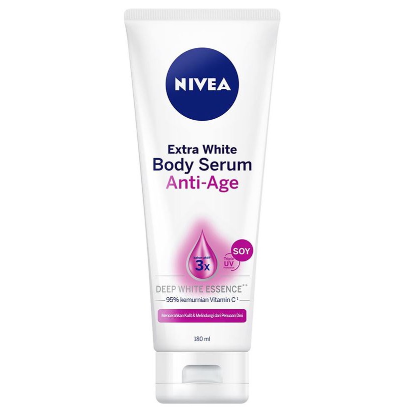 Nivea Extra White Body Serum Anti - Age 180ml