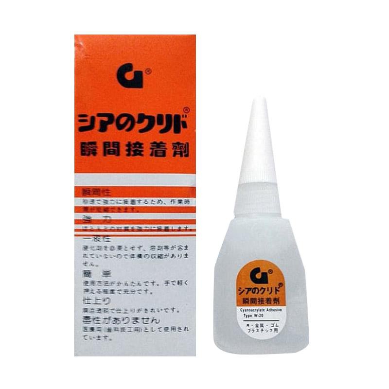 LEM G Lem G Serbaguna Super Glue Tetes Epotec Cair Korea W-20 Instan Alteco