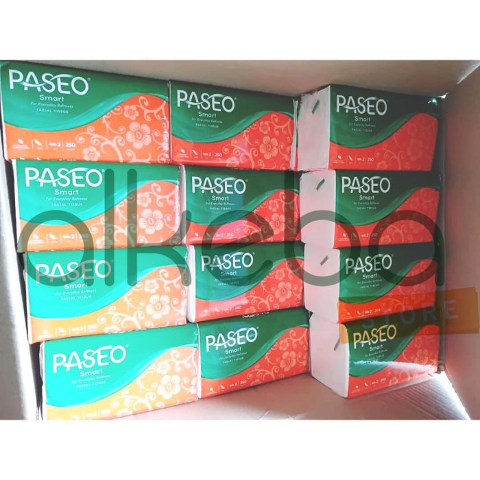 Tissue Facial PASEO 250 sheet 2 ply / Tissue halus wajah muka-2