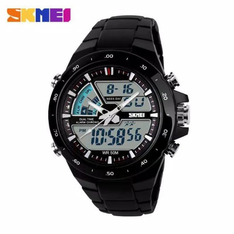 SKMEI 1016 Jam Tangan Pria Analog Digital LED Multifungsi Waterproof Sports Men Watch