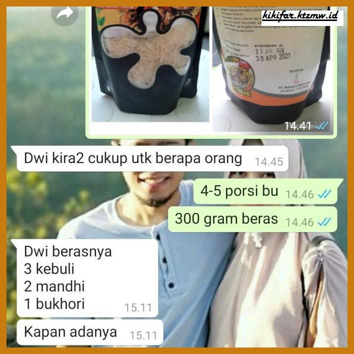 

ANEKA-BERAS- AL MUMTAZZA BERAS KEBULI - BUKHORI -BERAS-SEHAT.