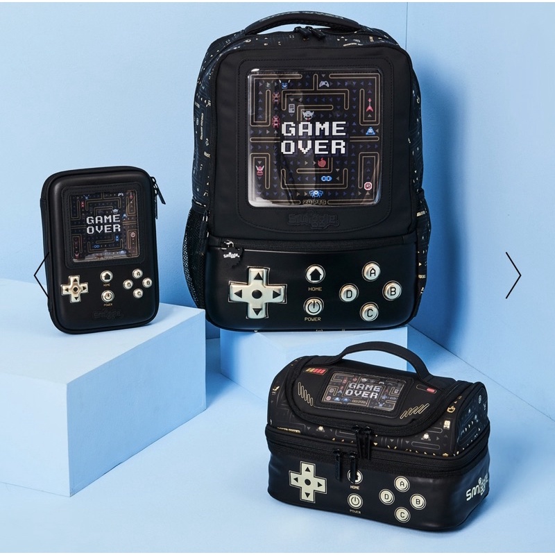 Jual [READY STOCK!!] Smiggle Gamer Backpack / Lunchbox / Hard Top