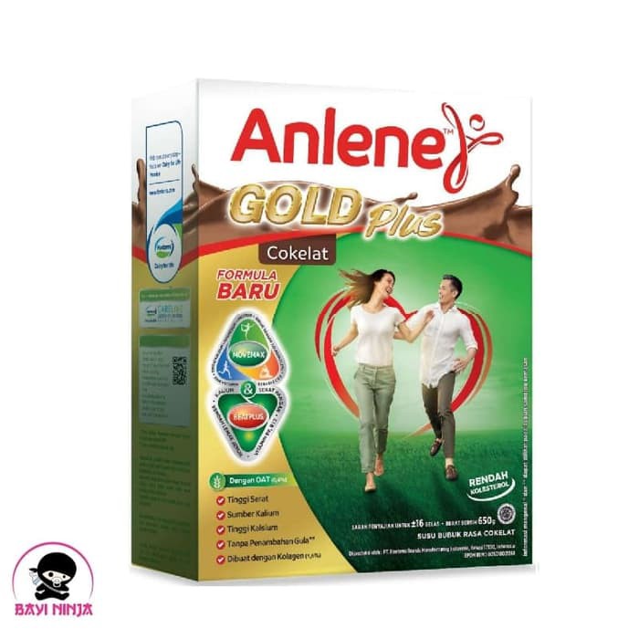 

BNJ920 ANLENE Gold Cokelat Coklat Susu Kalsium Box 650 g