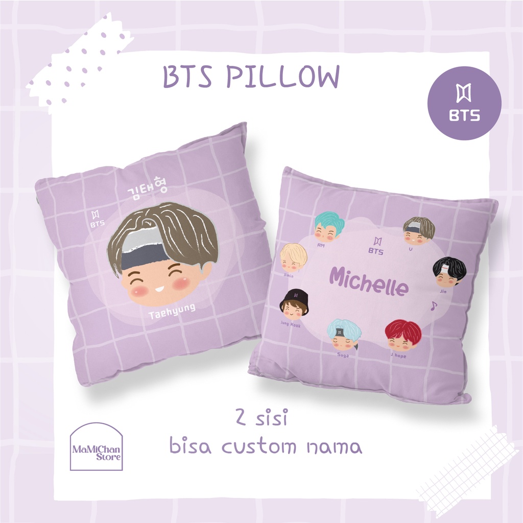 Bantal BTS Kado BTS Hampers BTS Hampers Kpop Bantal Kpop