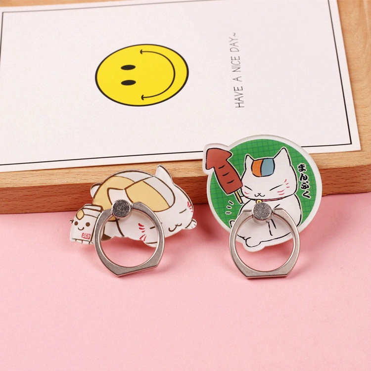 1pc Finger Ring Universal Phone Holder Lucky Cat Shape