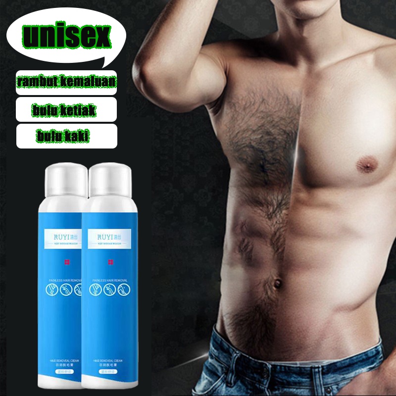 【Barang spot】Semprot Krim Penghilang Rambut Cream Penghilang Bulu Kaki Cream Hair Removal Spray Penghilang Bulu Ketiak Depilatory Cream Krim Perontok Bulu Ketek/Pencabut Bbulu Kemaluan Wax Ketiak Kemaluan Removal Cream Alat Menghilangkan Bulu Vagina