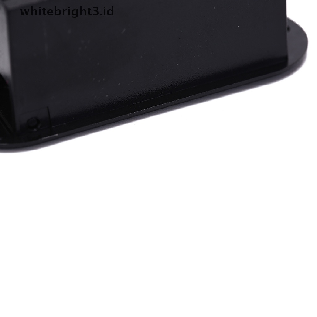 (whitebright3.id) Kotak holder Baterai pickup 9v Warna Hitam Untuk Gitar bass