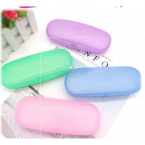 PA Kotak Kacamata Transparant - Box Kacamata - Tempat Kacamata Pastel - SS064