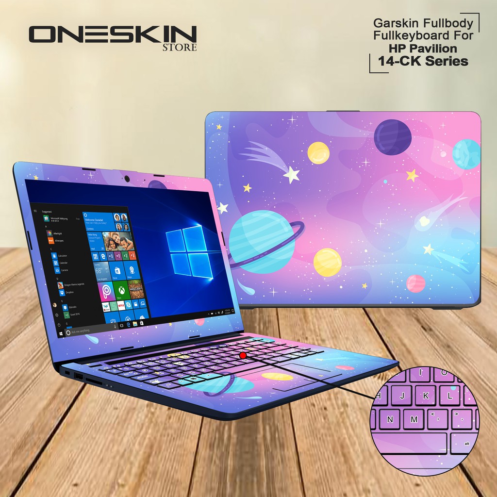 Garskin Laptop Cover Laptop Hp 14-CK0011TU 14-CK0012TU 14-CK0132TU Fullbody