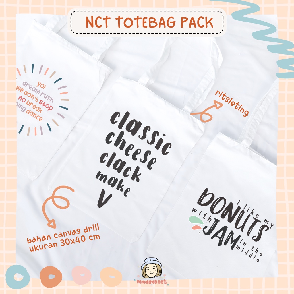 Totebag NCT Totebag Canvas NCTzen Part 2