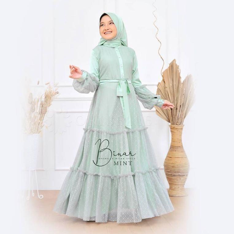 Nikmati GAMIS ANAK TANGGUNG PEREMPUAN USIA 7-8-9-10-11-12-13-14 TAHUN GAMIS BINAR SYARI KIDS PLUS KE