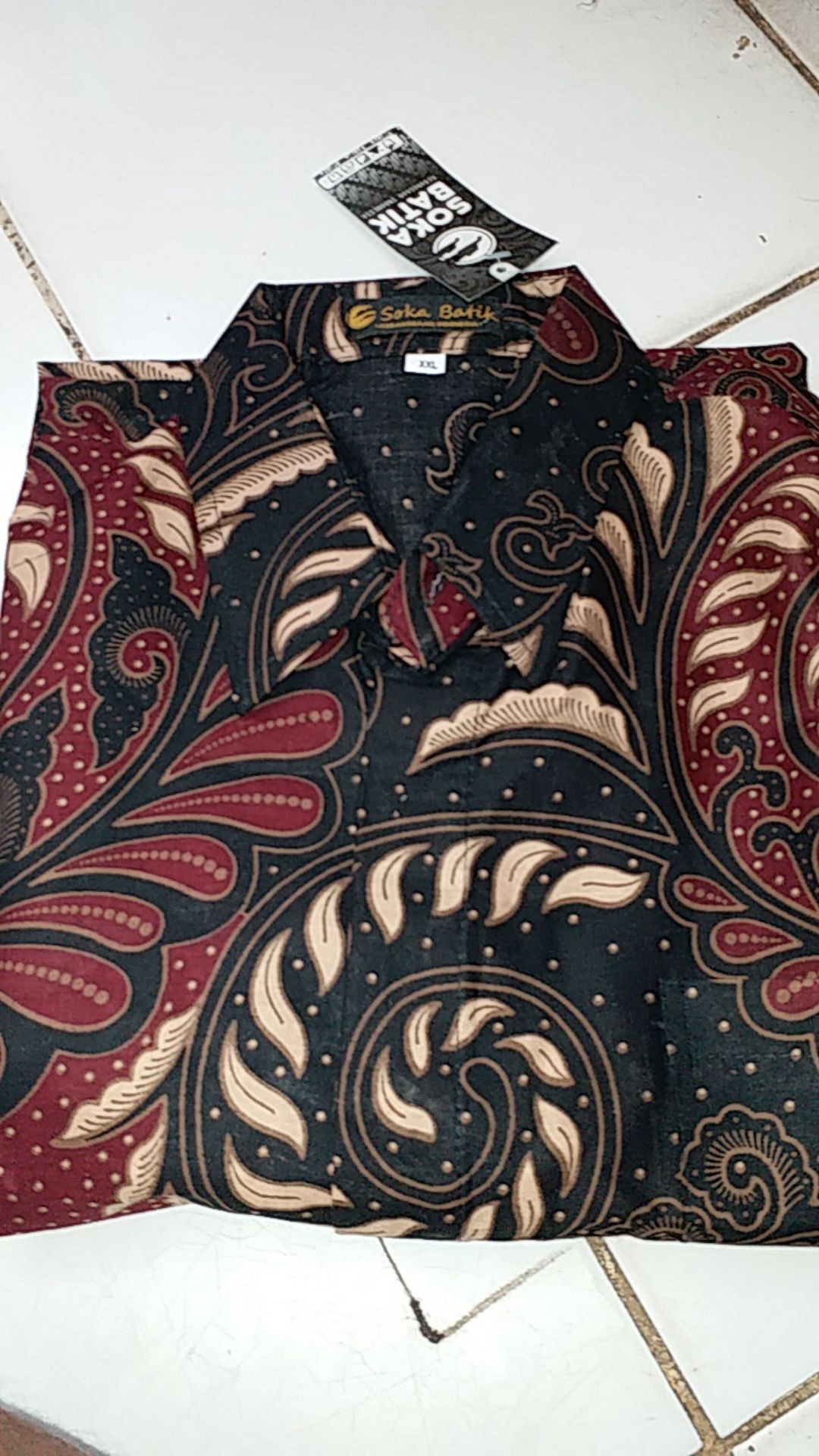 Kemeja Batik Pria Jumbo Xxl Xxxl Xxxxl Bahan Katun
