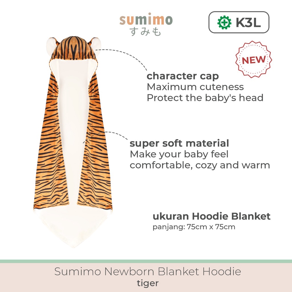 SUMIMO DOUBLE SOFT NEWBORN BLANKET (SELIMUT)