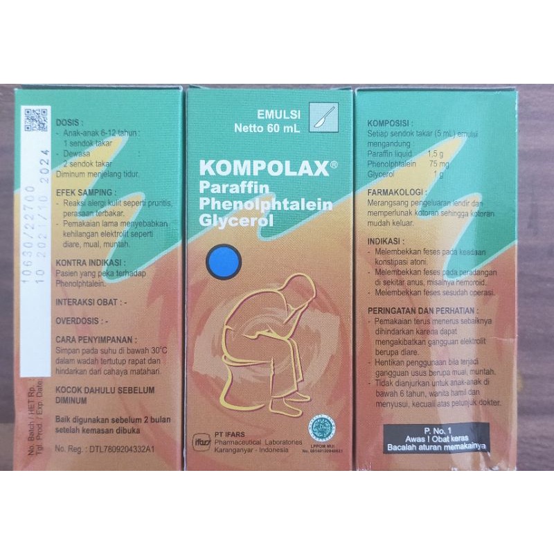 KOMPOLAX SIRUP OBAT SUKAR BAB