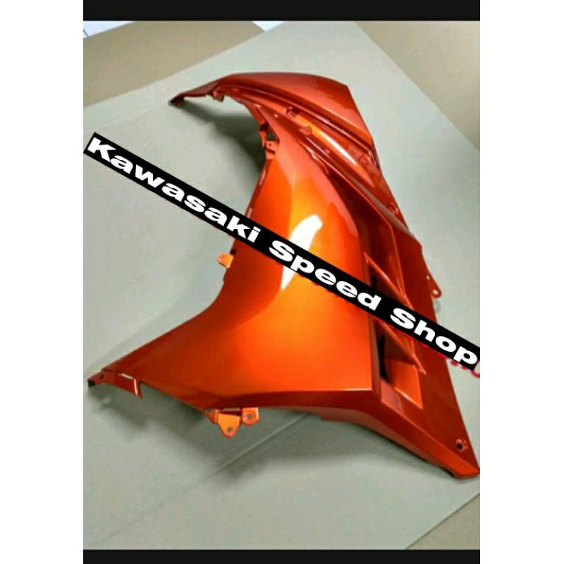 Fairing Sayap Body Ninja 250fi Orange Sebelah Sisi Original Kawasaki