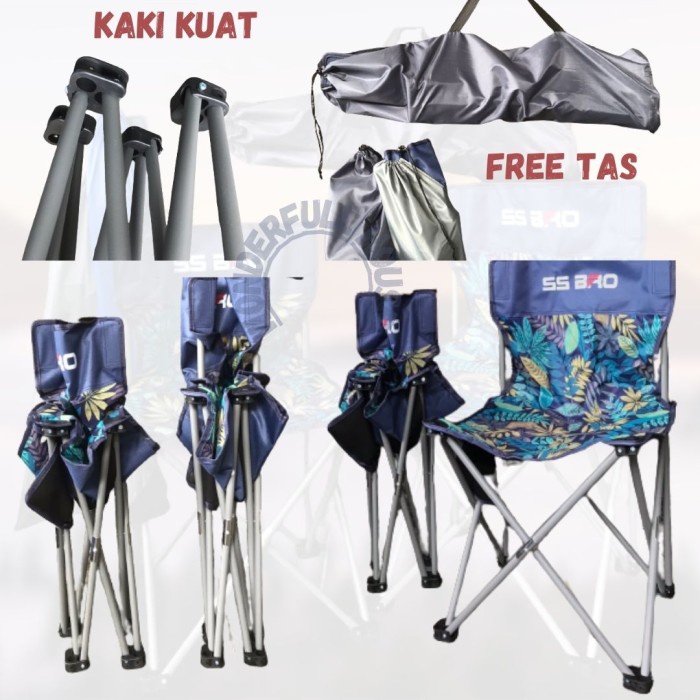 Kursi Lipat Mancing Gunung Kursi Camping Serbaguna Outdoor Portable