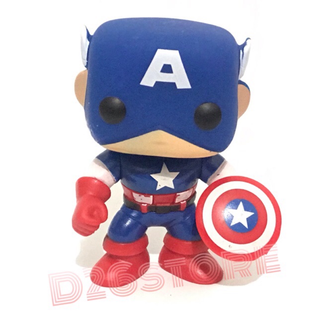 Action Figure Chibi Funko Captain America Marvel The Avengers