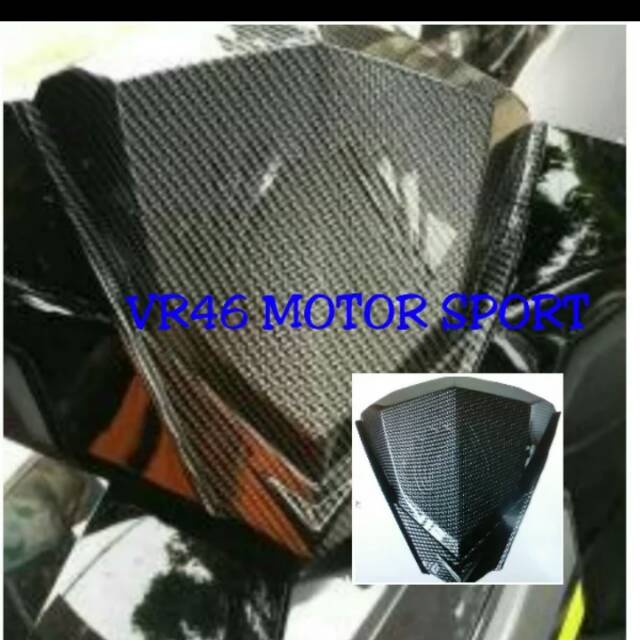 Visor vario 125 led 150 carbon karbon