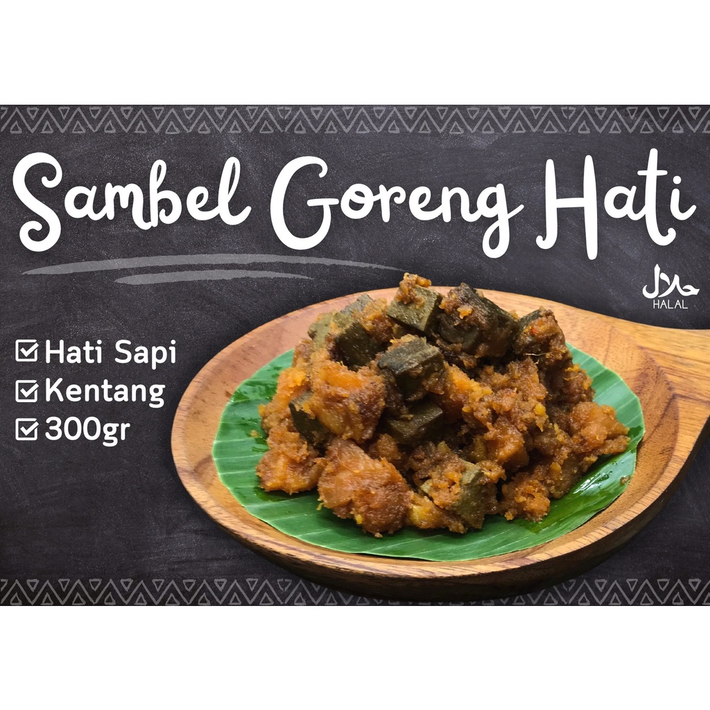 

FROZEN FOOD | SIAP SAJI | SAMBEL GORENG HATI KENTANG 300gr