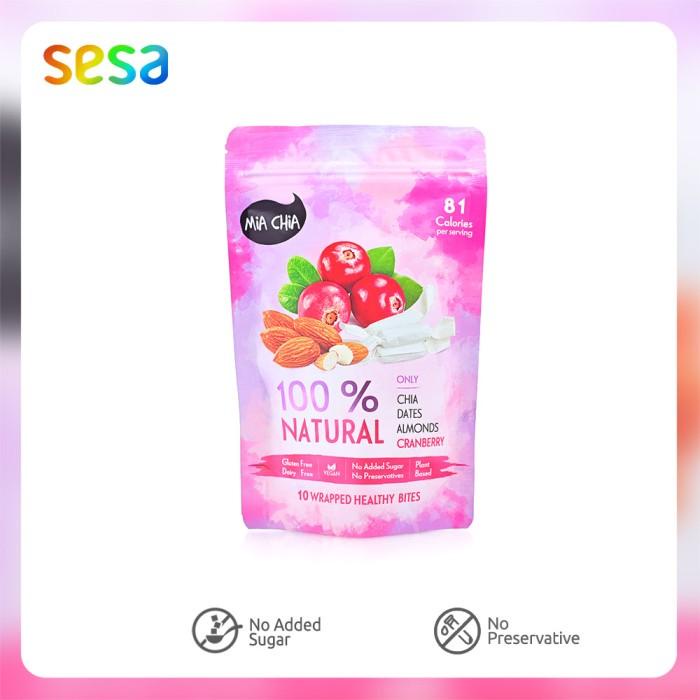 

Mia Chia Snack Bites Almond Cranberry 100g Best Seller