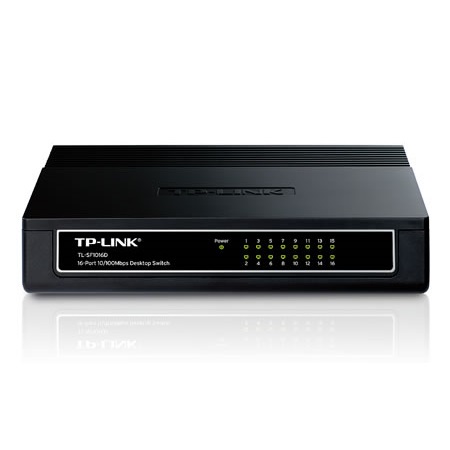 TP-LINK SWITCH 16PORTS TL-SF1016D 10/100MBP/S - SWITCH TP LINK