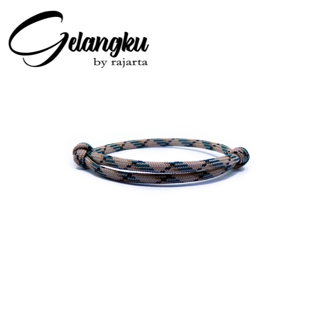 7.7 BIG SALE Gelang Paracord 7 Strand 4Mm Model Simpel