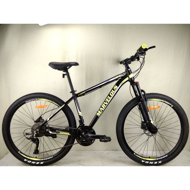 SEPEDA MTB 27.5 SAKONI MARVELOUS FRAME ALLOY 3X9SPEED HIDROLIK MURAH