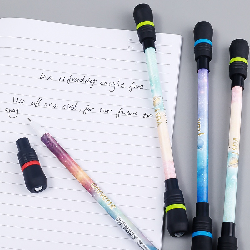 Mainan Pena Gel Desain Karakter Kartun Dengan Balance Pen Bahan Plastik Anti Stres Untuk Pelajar