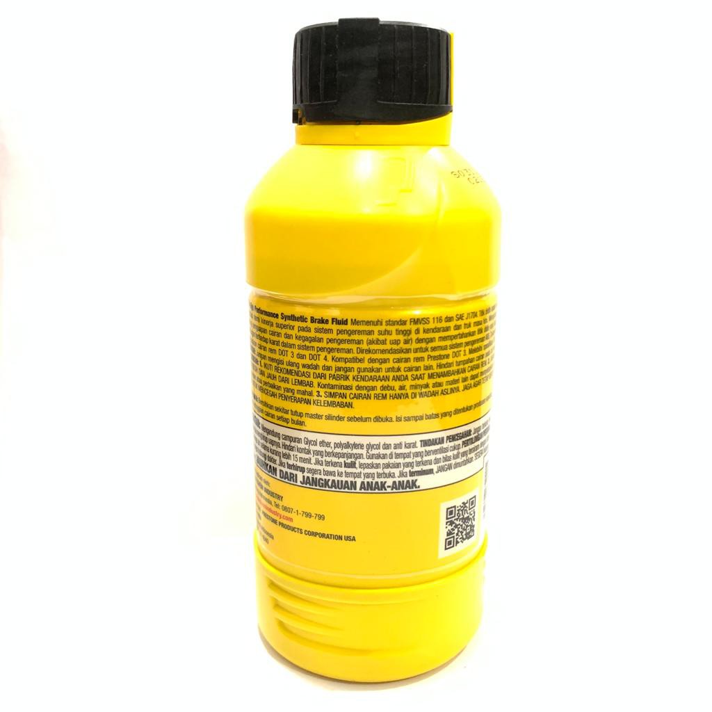 MINYAK REM PRESTONE BRAKE FLUID DOT 4 300ML FULL SYNTHETIC ORIGINAL