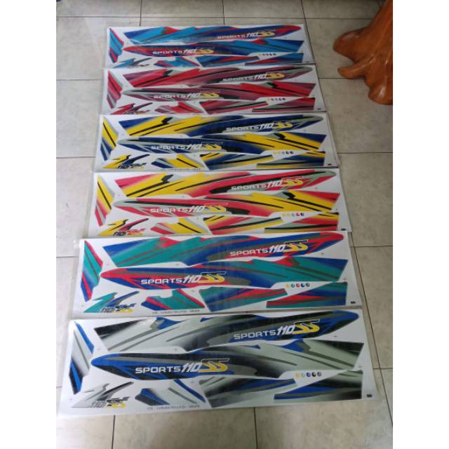 Striping stiker Les list sport 110 SS