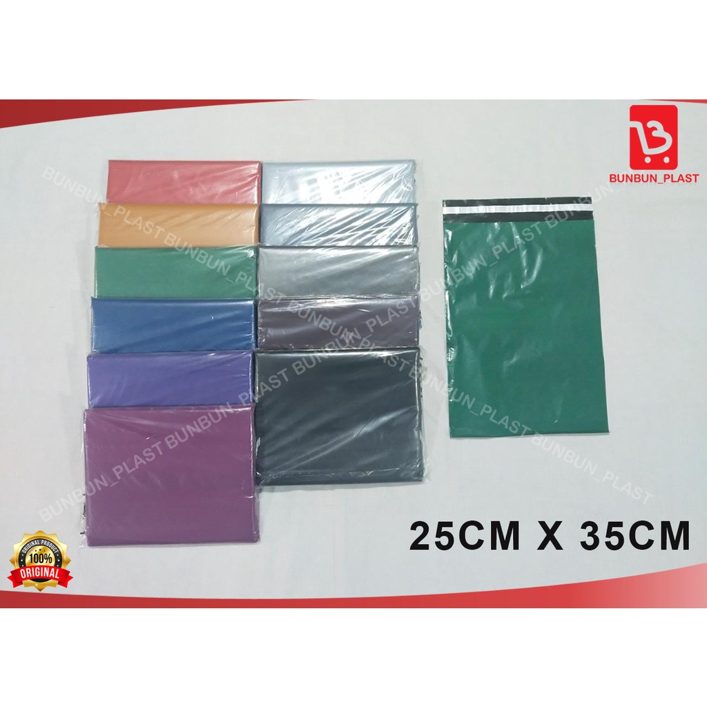 

Plastik Packing PE Amplop Lem Polymeir 25x35cm Merk King Seven pembungkus paket online