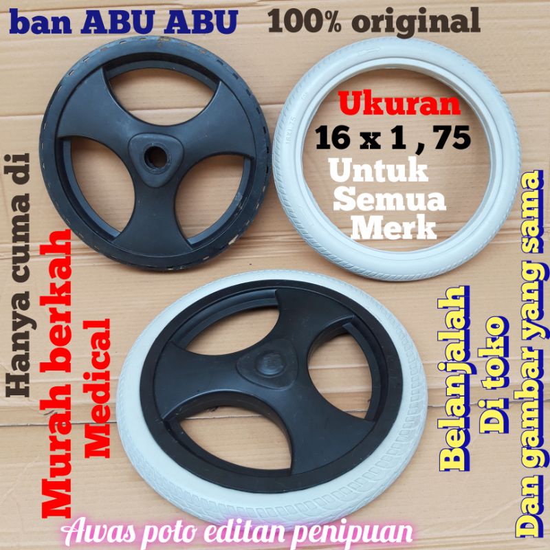 Ban mati 16 palang 3 / 5 / 6 / 7 semua merk kursi roda travel