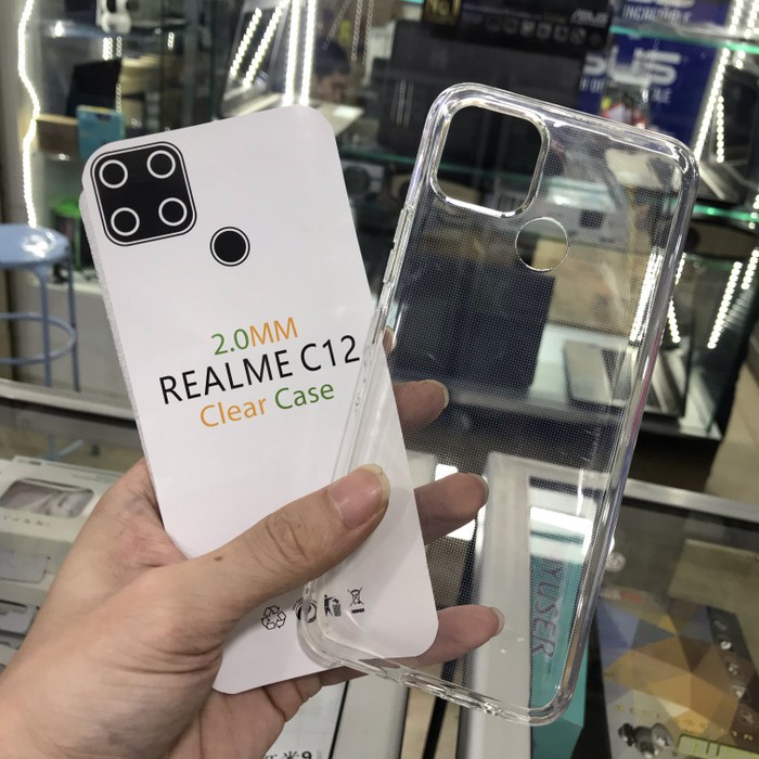 PREMIUM TPU HD 2.0MM SOFT CASE SILIKONE SUPER BENING UNTUK REALME C12