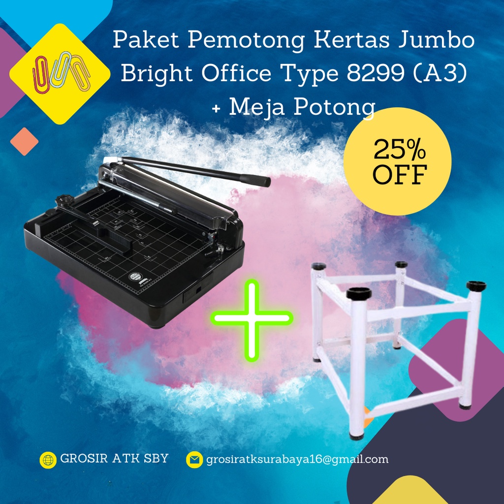 

Paket Hemat Pemotong Keryas BO 868 A3 + Meja Potong
