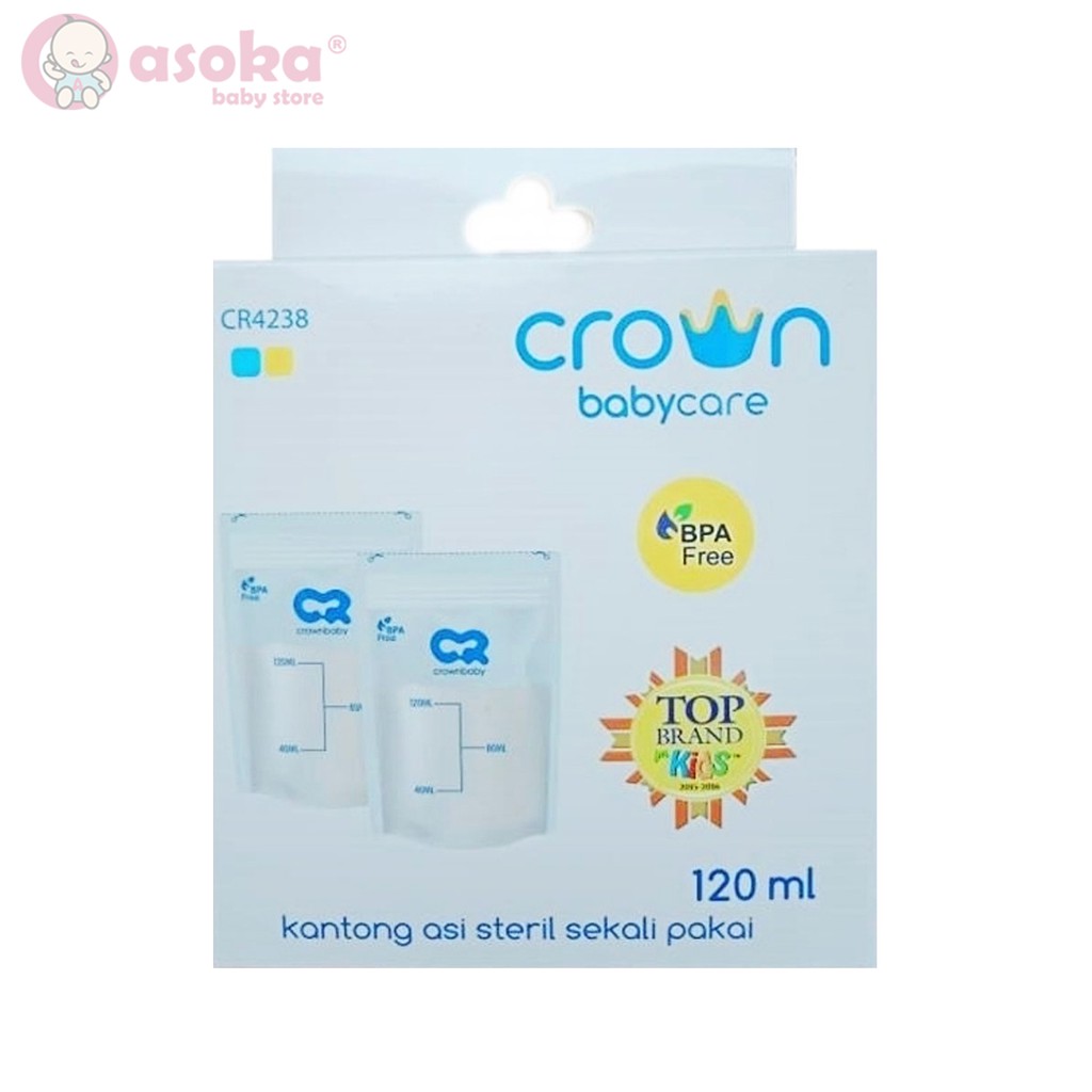 Kantong ASI Crown Breast Milk Bag 120 ml CR4238 ASOKA