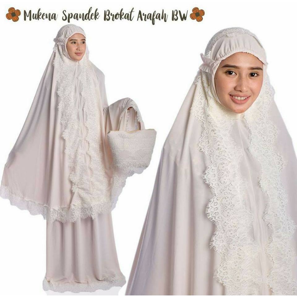 Mukena Dewasa Spandek  Brukat Arafah