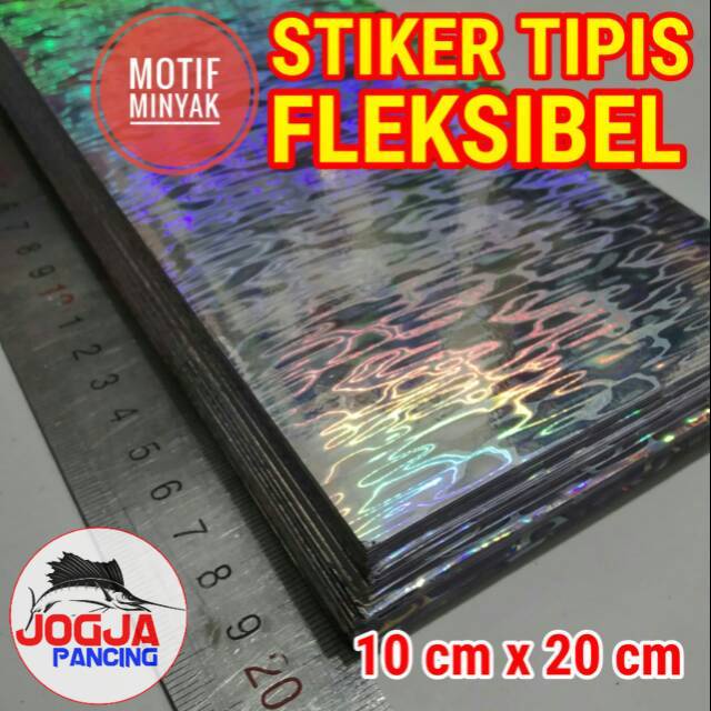 

Stiker Hologram Tipis Motif Minyak