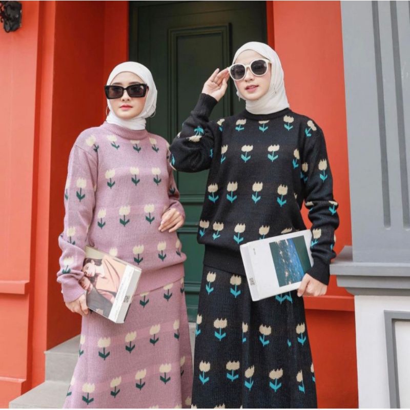 Deo knitt set /Oneset Rajut / one set knitt