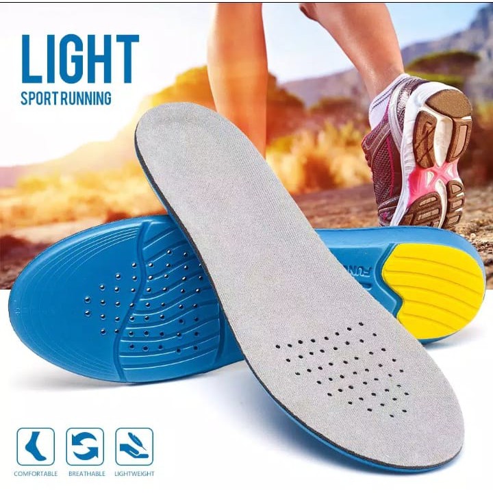 INSOLE SEPATU MEMORI FOAM IMPORT SHOES PAD INSOLE SEPATU EMPUK IMPORT ALAS SEPATU GANJALAN SEPATU