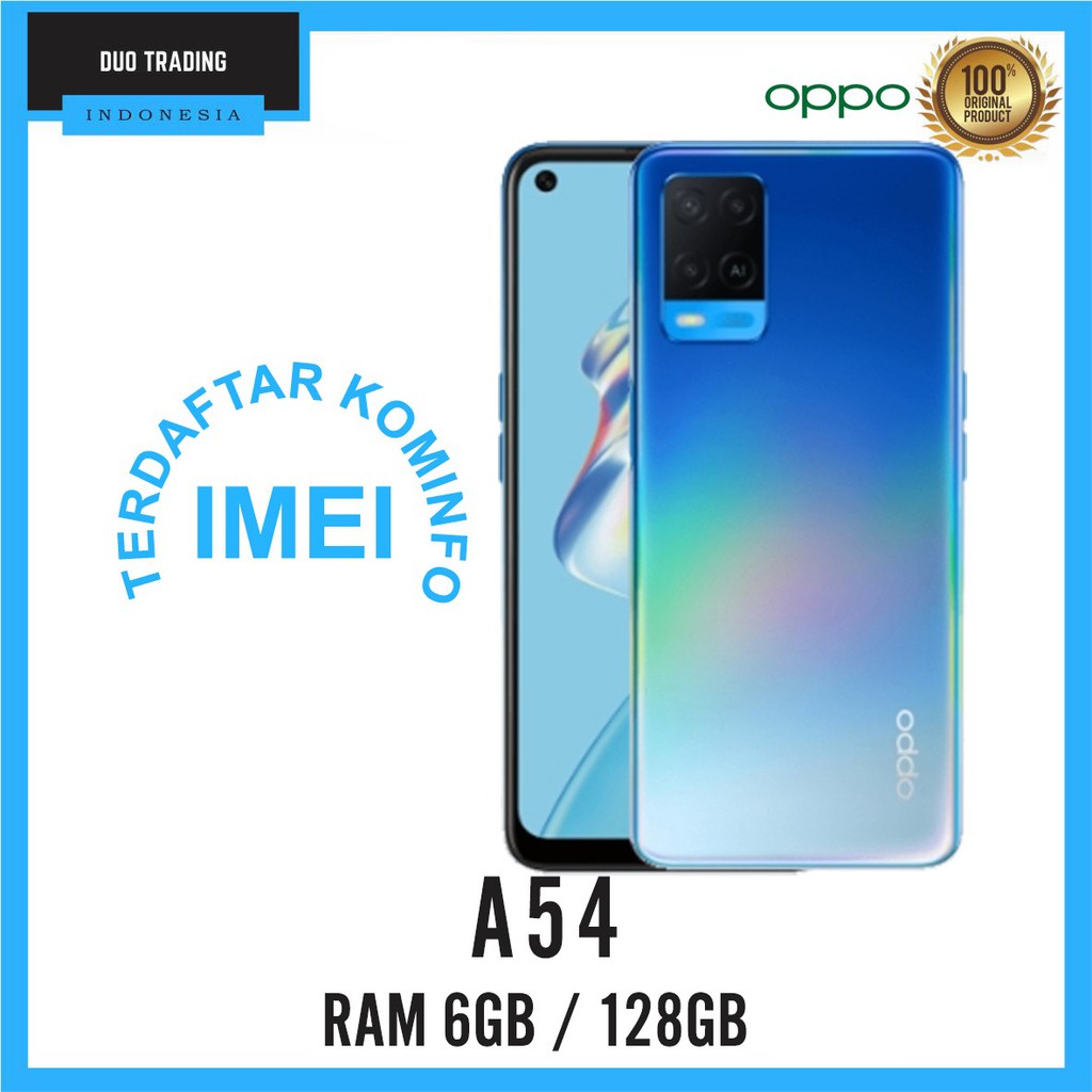 OPPO A54 RAM 6GB ROM 128GB GARANSI RESMI OPPO